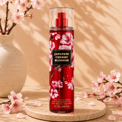 Bath & Body Works – Japanese Cherry Blossom Fine Fragrance Mist, 236 mL Bath & Body Works