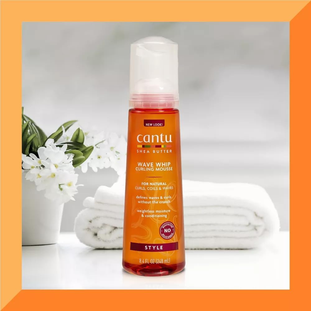 CANTU - Wave Whip Curling Mousse, 8.4 Oz