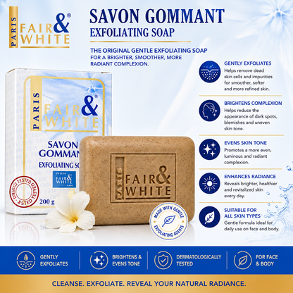 Fair & White Paris – Original Gentle Exfoliating Soap, 200g Fair & White Paris
