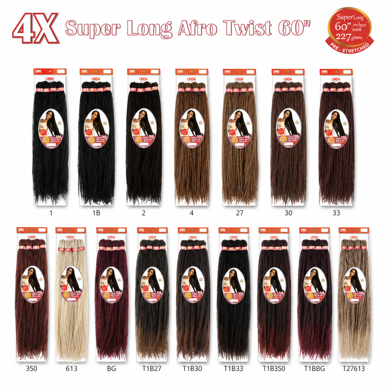 SUPRÊME Hair – 4X Super Long Afro Twist 60" SUPRÊME HAIR