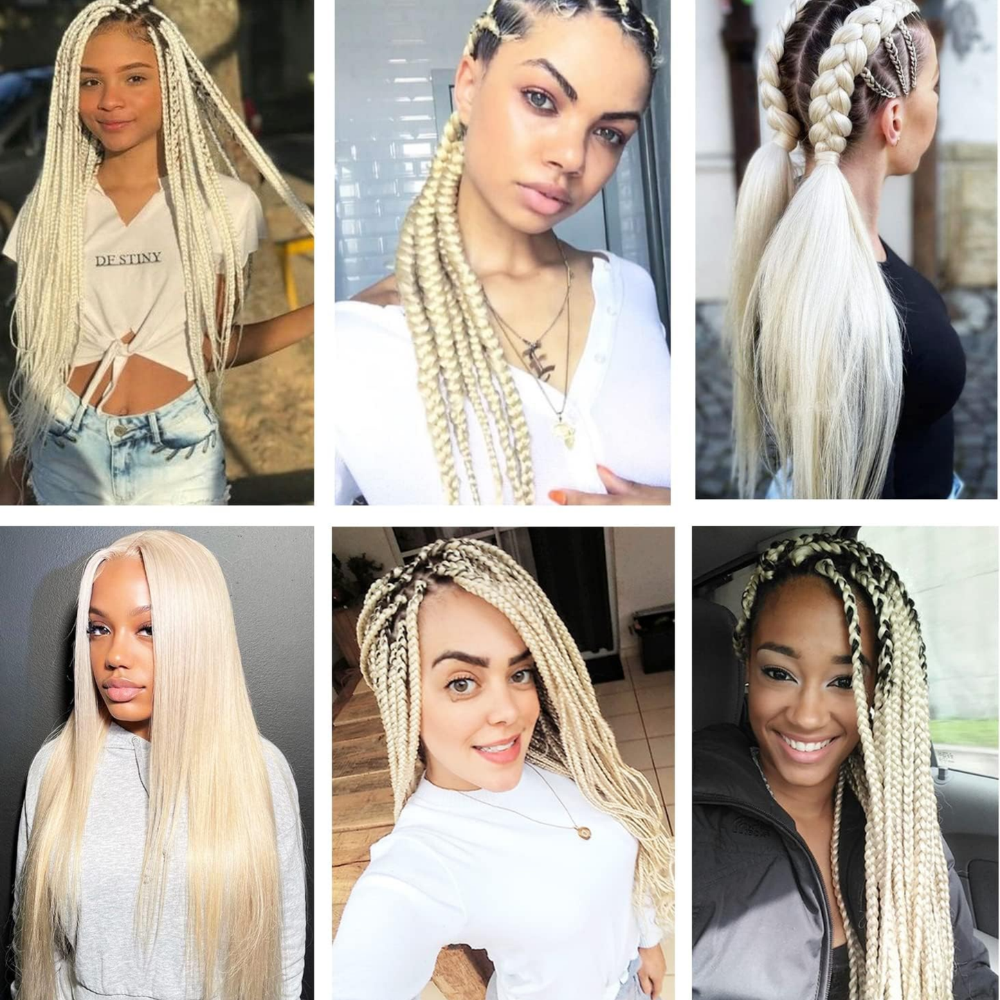 Blonde Beauty: Pre-Stretched Synthetic Braiding Hair Extension, #613