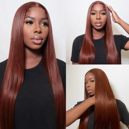 N33, 13x4 Lace Frontal Straight Human Hair Wig - 30 inches