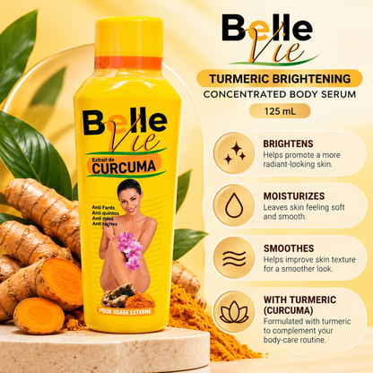 Belle Vie – Turmeric Brightening Concentrated Body Serum, 125 mL Belle Vie