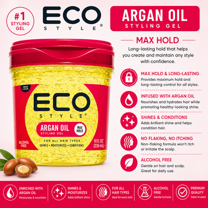 Eco Style – Argan Oil Styling Gel ECO STYLE