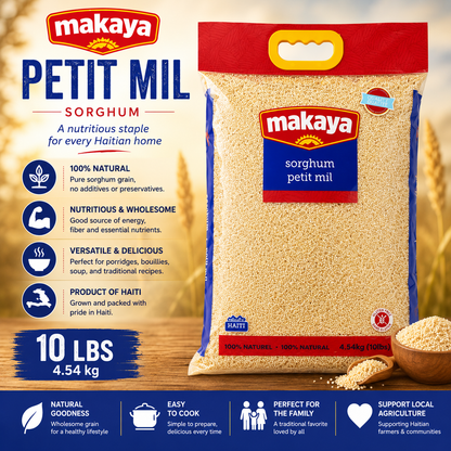 Makaya – Petit Mil (Sorghum Grain), 10 lbs