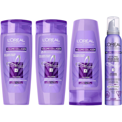 L'Oréal Paris - Acondicionador Volumen Colágeno, 385 mL