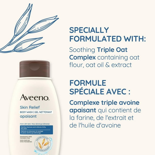 Aveeno - Skin Relief Body Wash Fragrance Free, 535 ml