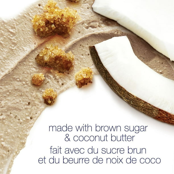 Dove - Brown Sugar & Coconut Butter Exfoliating Body Scrub for Silky Smooth Skin