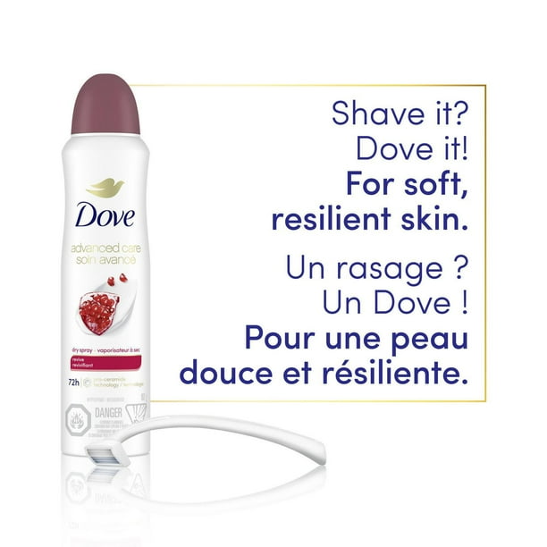 Dove - Antisudorifique Advanced Care Dry Spray pour femmes