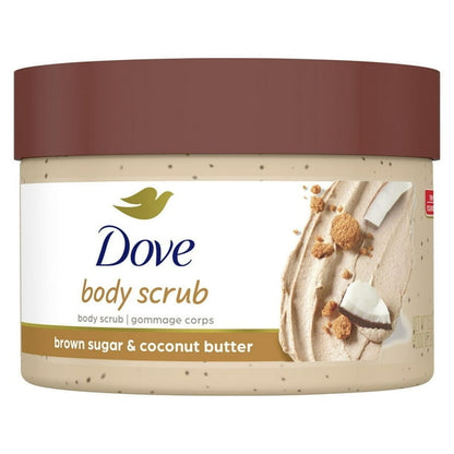 Dove - Brown Sugar & Coconut Butter Exfoliating Body Scrub for Silky Smooth Skin