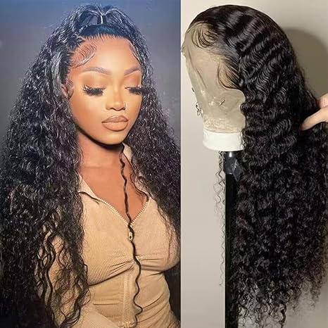 Natural Water Wave Wig – 13x4 Lace Front, 30