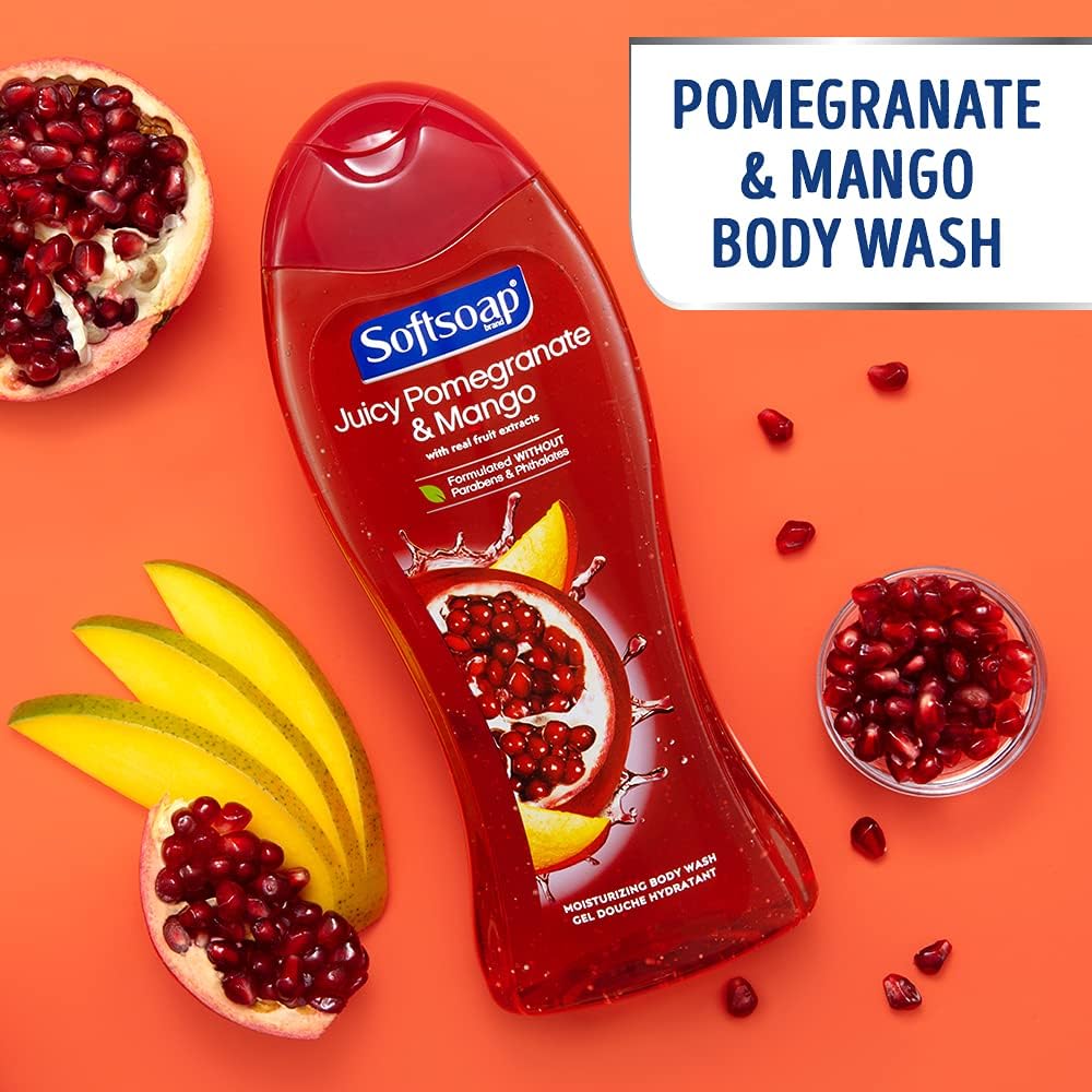 Softsoap - Moisturizing Body Wash Pomegrante & Mango Spritz