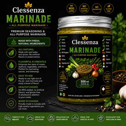 Clessenza Marinade – Premium Seasoning & All-Purpose Marinade, 500 mL