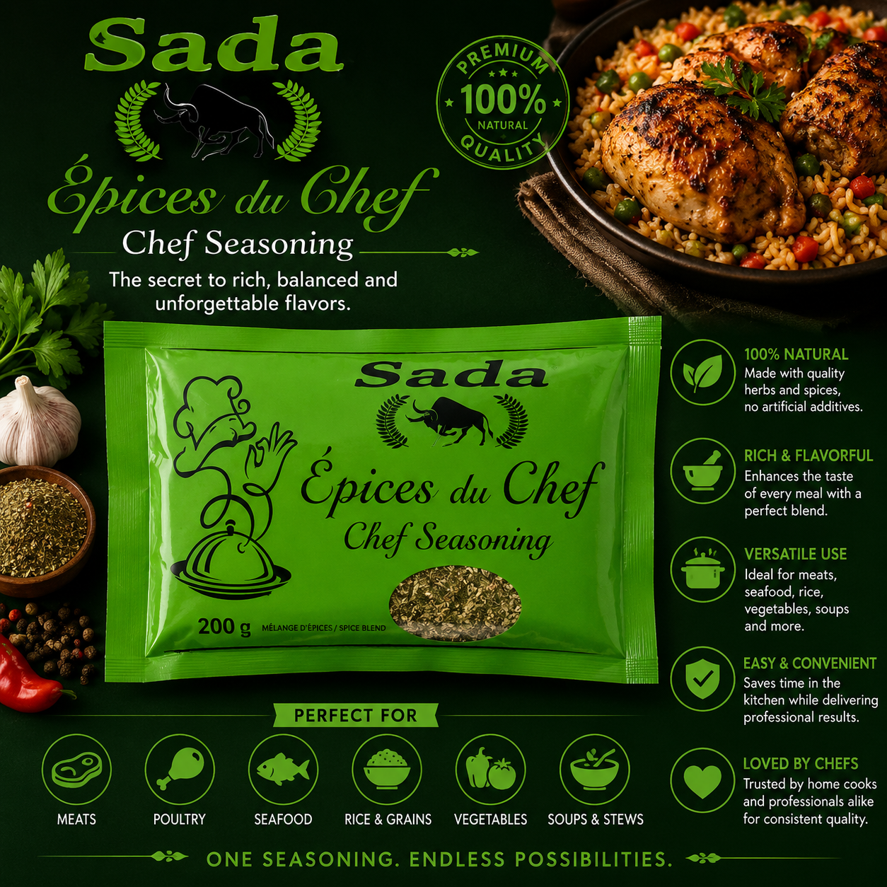 Sada – Chef Seasoning, 200g