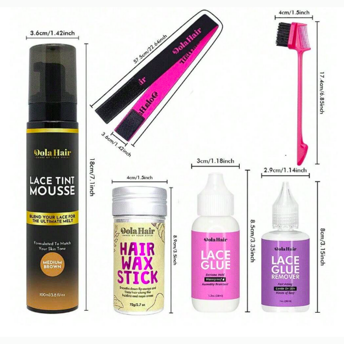 Dola Hair - Lace Tint Melting Hair Kit