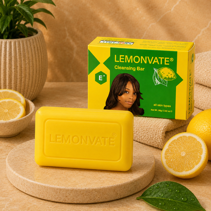 Lemonvate – Refreshing Cleansing Bar Soap, 80g Lemonvate