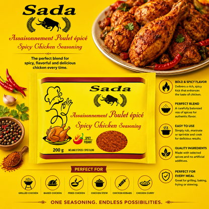 Sada – Spicy Chicken Seasoning, 200g