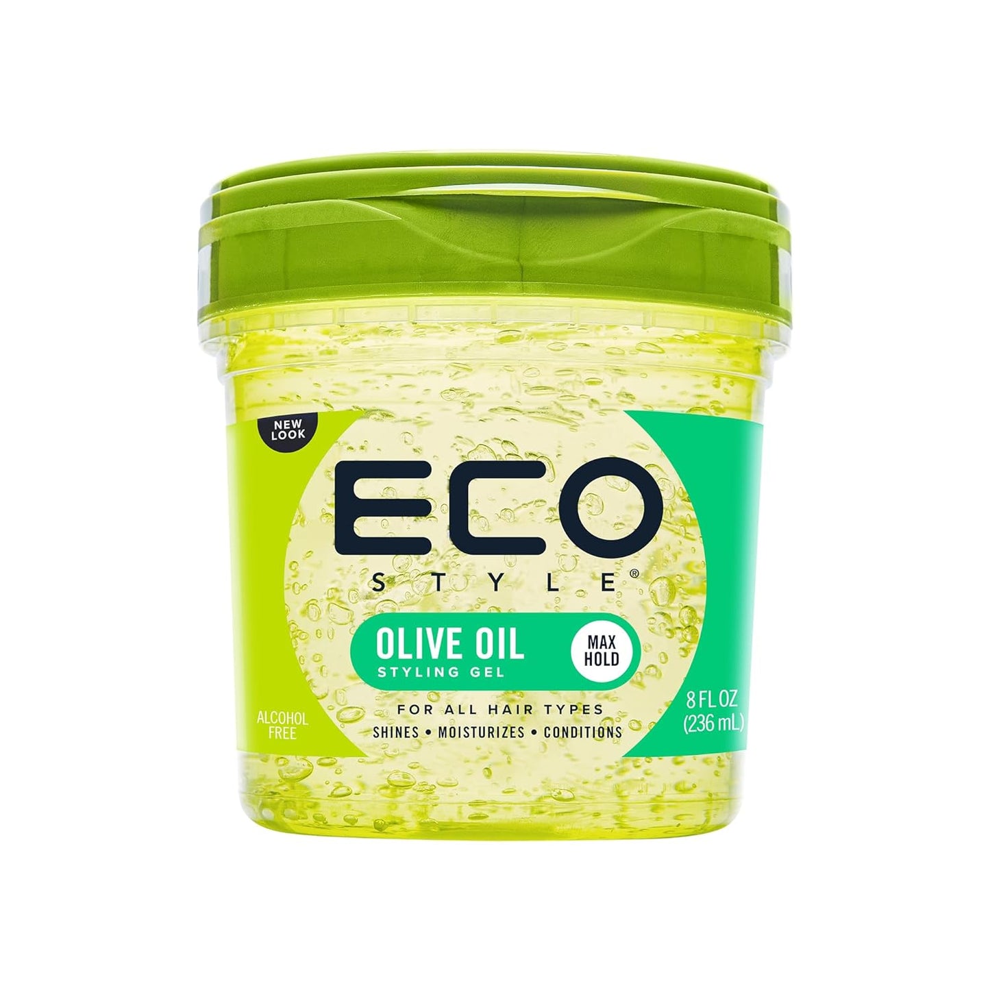 ECO STYLE - GEL DE COIFFAGE PROFESSIONNEL À L'HUILE D'OLIVE 