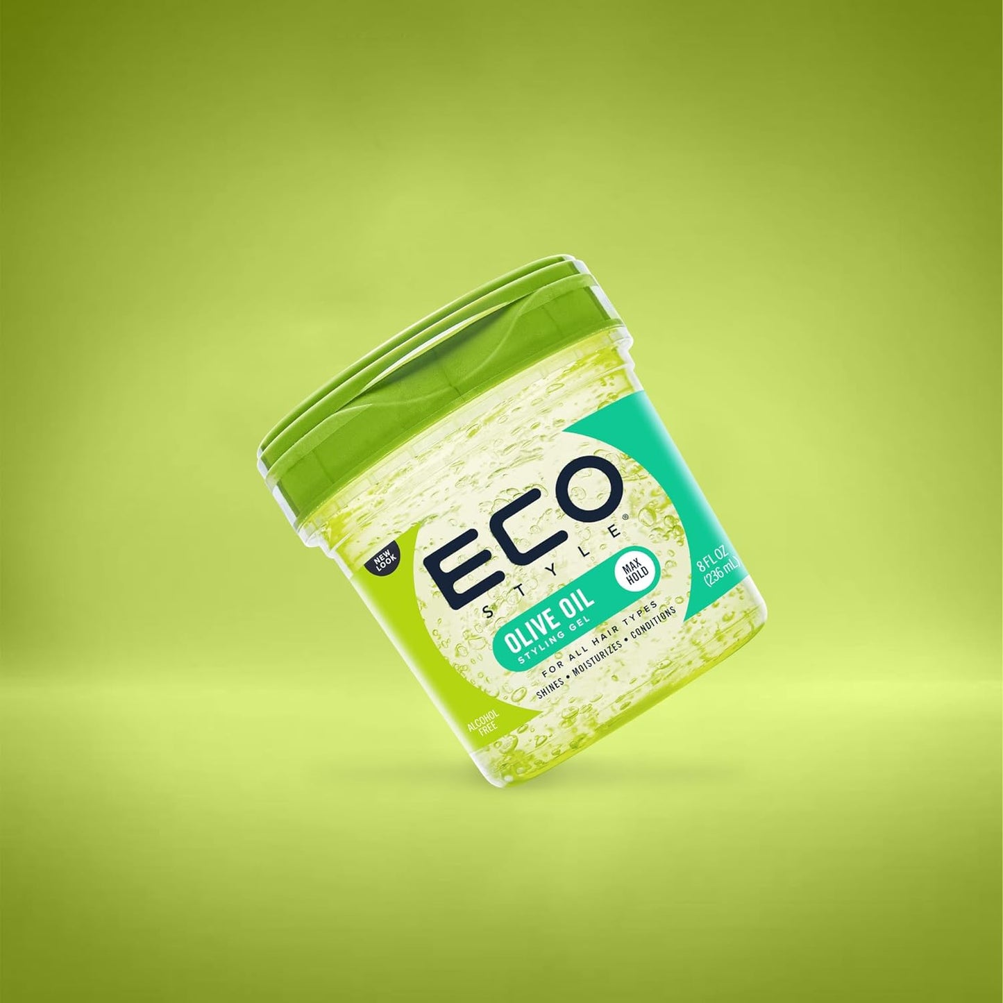 ECO STYLE - GEL DE COIFFAGE PROFESSIONNEL À L'HUILE D'OLIVE 