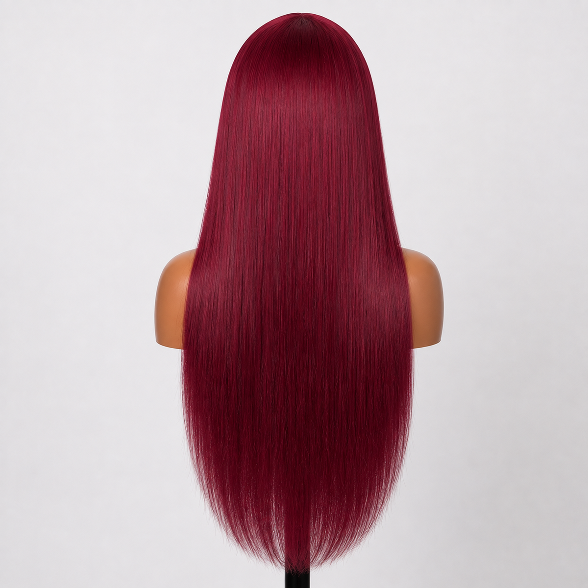 13×4 Lace Front Human Hair Wig – Straight 26″ – 99J Burgundy Clessenza Beauty Store