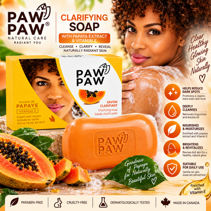 Paw Paw – Clarifying Soap with Papaya Extract & Vitamin E, 180g Paw Paw