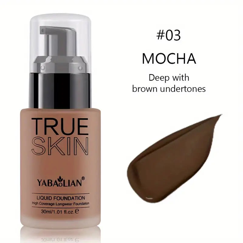 Yabaolian True Skin - Waterproof Concealer Foundation For Women