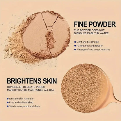 Pecolovers - Concealer Correction & Romantic Flowers - Makeup Compact Powder Foundation