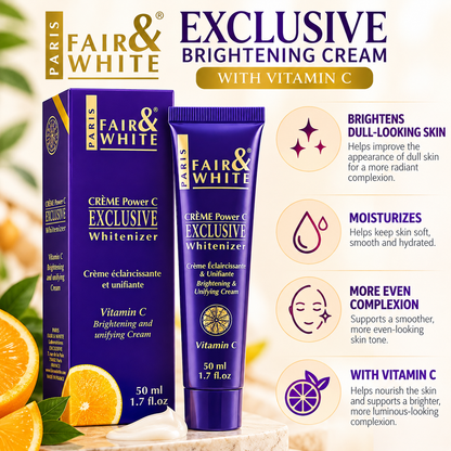 Fair & White Paris – Exclusive Brightening Cream With Vitamin C, 50ml Fair & White Paris