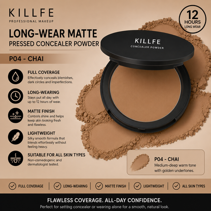 Killfe – Long-Wear Matte Pressed Concealer Powder