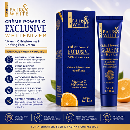 Fair & White Paris – Exclusive Vitamin C Brightening & Unifying Face Cream, 50ml
