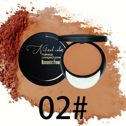 Pecolovers - Concealer Correction & Romantic Flowers - Makeup Compact Powder Foundation