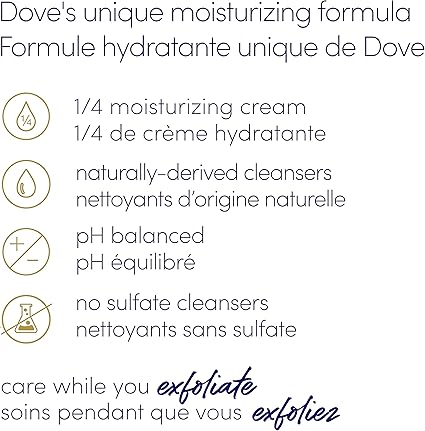 Dove - Pomegranate Seeds & Shea Butter Exfoliating Body Scrub for Silky Smooth Skin