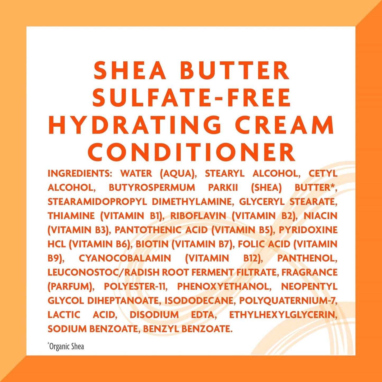 CANTU Shea Butter Sulfate Free Hydrating Cream Conditioner