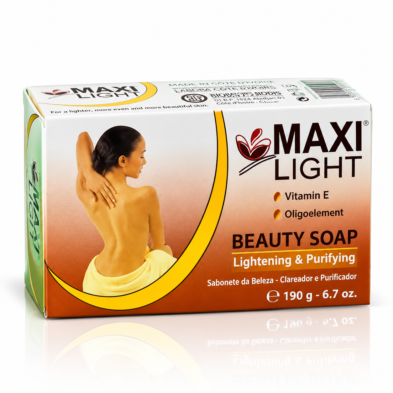 Maxi Light – Beauty Soap with Vitamin E, 190g Maxi Light