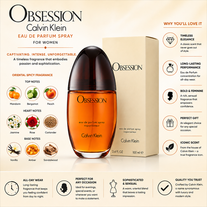 Calvin Klein – Obsession Eau de Parfum Spray for Women Calvin Klein