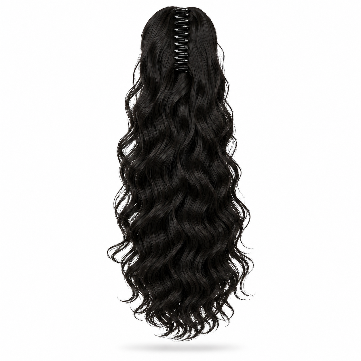 Extension Ponytail Body Wave à pince griffe en cheveux humains 100 % naturels