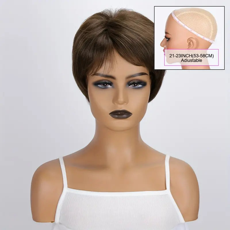 Chic 8-Inch Short Synthetic Bob Wig