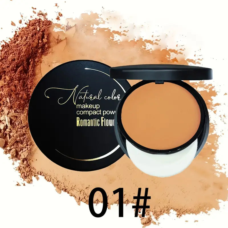 Pecolovers - Concealer Correction & Romantic Flowers - Makeup Compact Powder Foundation