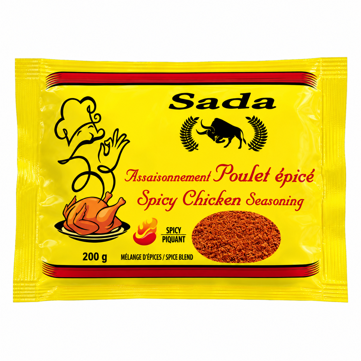 Sada – Spicy Chicken Seasoning, 200g Sada