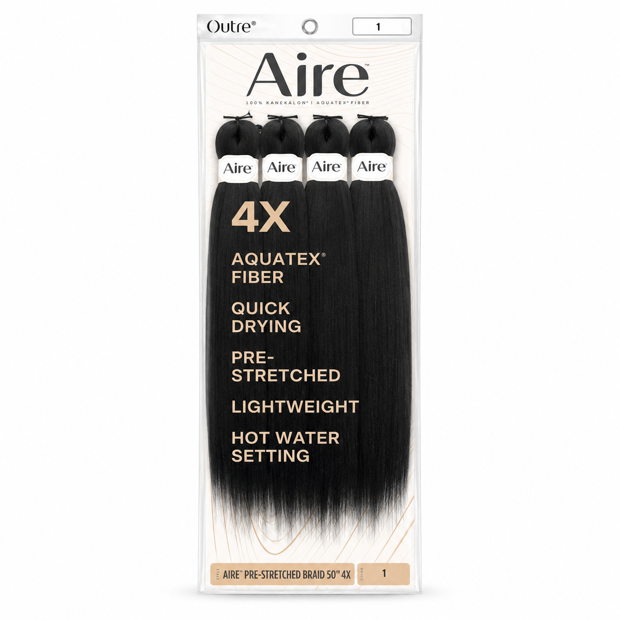 AIRE – 4X Pre-Stretched Braiding Hair 50"