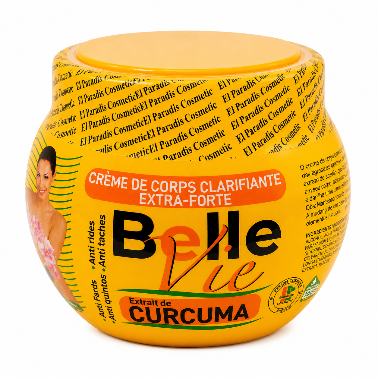 Belle Vie – Turmeric Extra Strength Brightening Body Cream, 300g Belle Vie