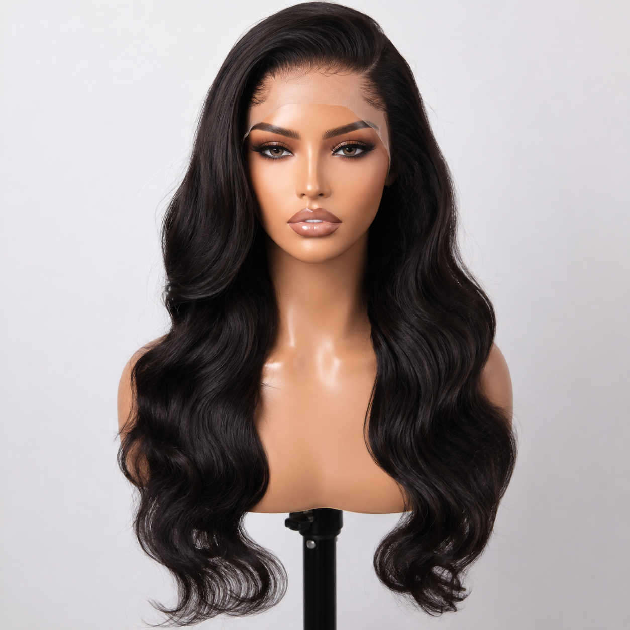 13×4 Lace Front Human Hair Wig – Body Wave 26″ Natural Black Clessenza Beauty Store