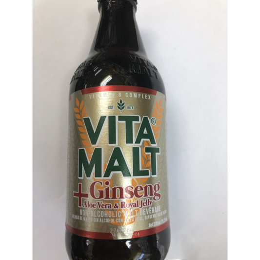 VITAMALT + GINSENG - Non Alcoholic Malt Beverage, 330 mL