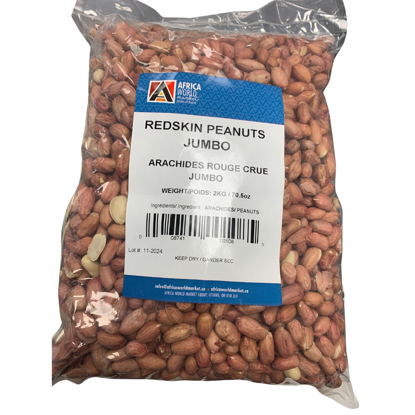 Redskin Peanuts Jumbo, 2KG