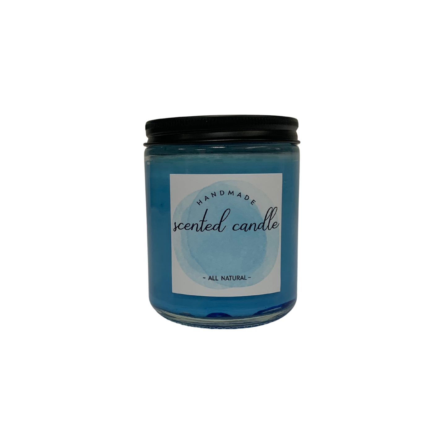 Vela perfumada hecha a mano – Azul 