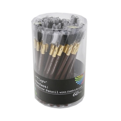 Colección Magic – Lápiz de cejas individual perfecto con peine y cepillo