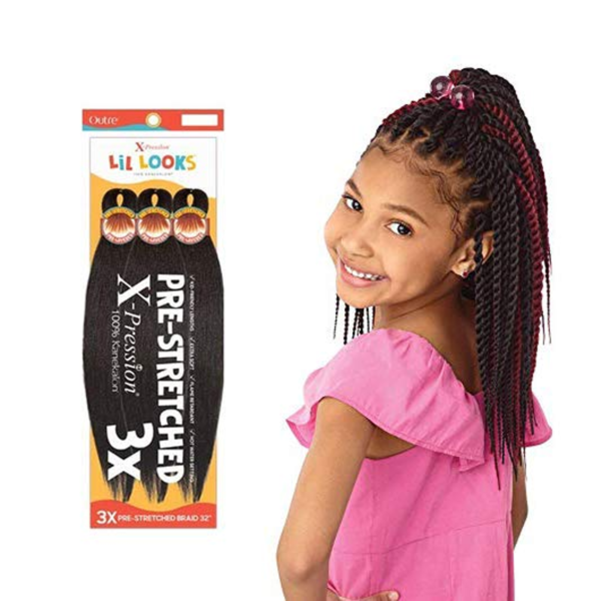 Outre – X-Pression Lil Looks 3X Pre-Stretched Braid 32
