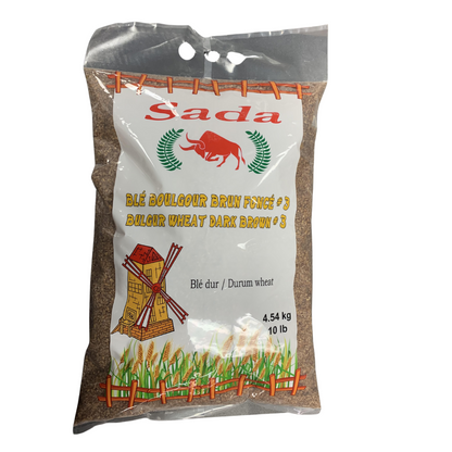 SADA - BULGUR WHEAT DARK BROWN, 10LB