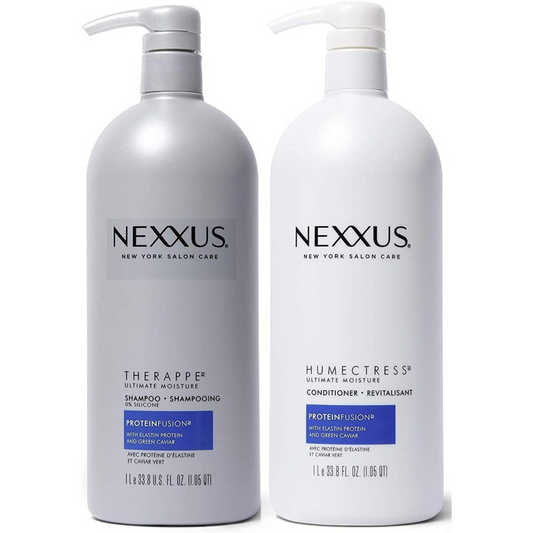 Nexxus - Paquete combinado de champú y acondicionador, Therappe Humectress, 33.8 OZ