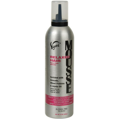 Vigorol - Relaxed Hair Mousse, 12oz